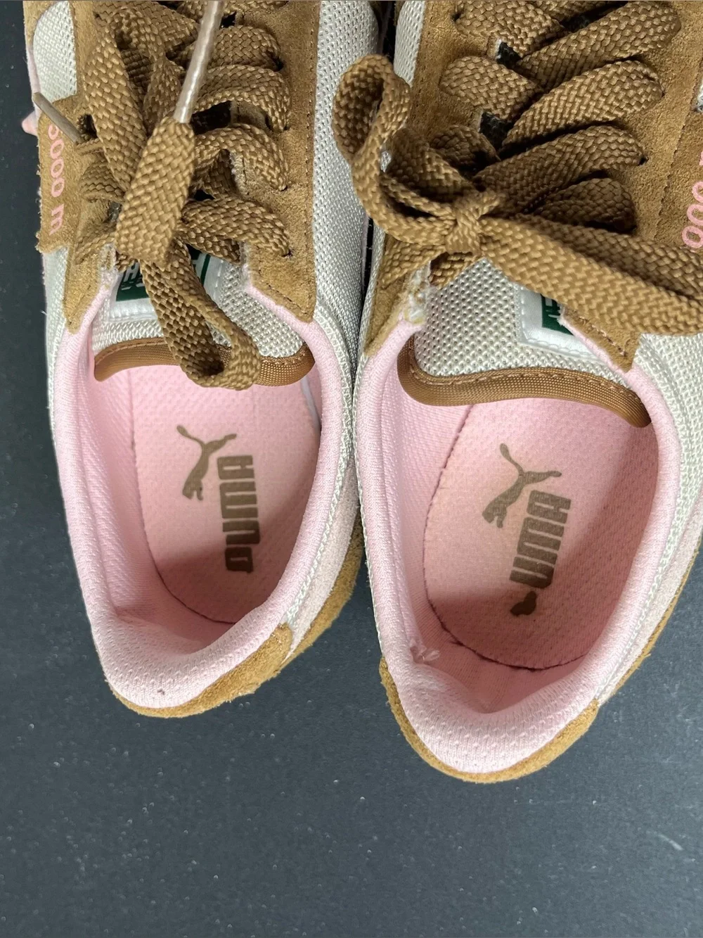 Y2K Puma Brown & Pink Suede 5000m Running Sneaker Low Profile Sporty - Picture 6 of 10